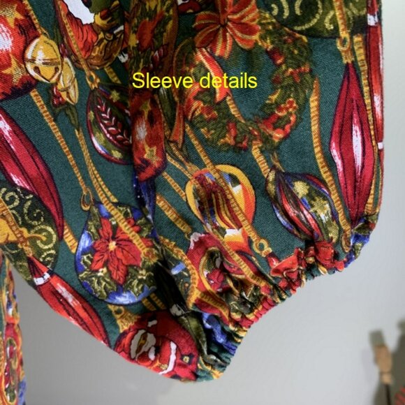 Unique! Handmade Christmas Theme Shirt/Top - Picture 2 of 10